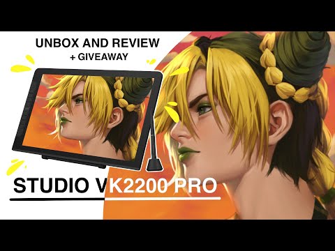 VEIKK STUDIO VK2200 PRO TABLET REVIEW AND GIVEAWAY