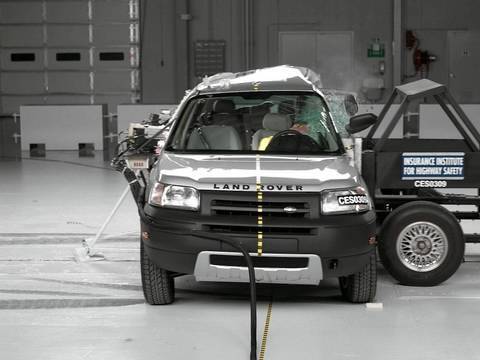 Відео краш-тесту Land rover Freelander 2003 - 2007