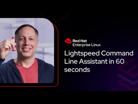 RHEL Lightspeed  AI-powered command line assistant in 60 seconds