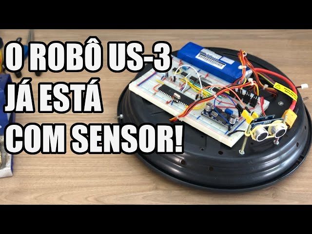 O ROBÔ US-3 JÁ TEM SENSOR! | Usina Robots US-3 #032