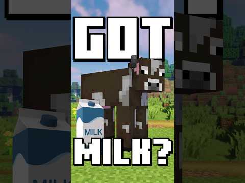Minecraft Cows are Legen-DAIRY 🐮! #shorts