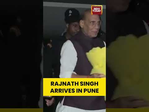 Rajnath Singh Arrives In Pune | India Today