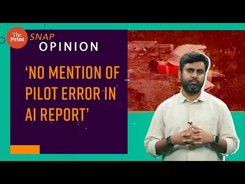 Pilot error or mechanical failure in AI crash? Let’s not jump the gun after initial report