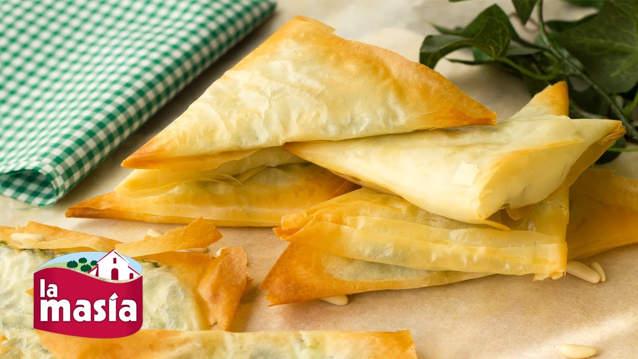 Triángulos de Pasta Filo Rellenos YouTube