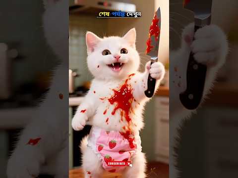 🔪🍎😺Kitten Covered in Red Sauce... But It's Not What It Looks Like!😺