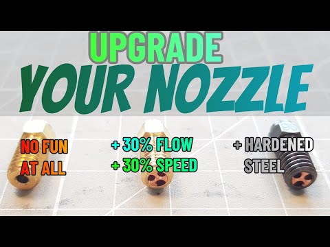better nozzle for your 3D printer + how to install it (shown on a Elegoo Neptune 4)