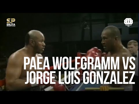 PAEA WOLFGRAMM VS JORGE LUIS GONZALEZ FULL FIGHT