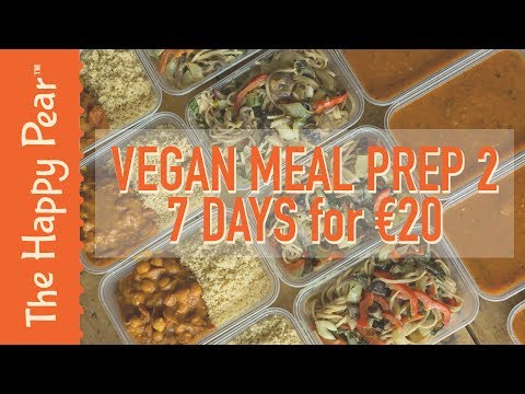 VEGAN MEAL PREP 2 | 7 DAYS FOR ?20