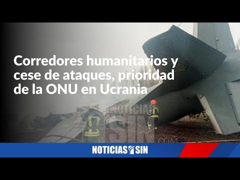 ONU pide cese de combate y corredores humanitarios en Ucrania