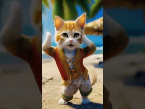 Cute Cat Beautiful 🙂 ❤️ ❤️ ❤️ Dancing 🥰 In music #animal #as #Cat #cats #Cat Video