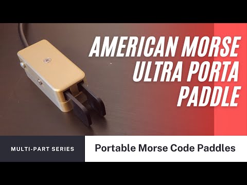 American Morse Ultra Porta Paddle Morse Code Paddle