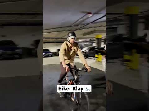 Biker Klay Thompson | #Shorts video clip