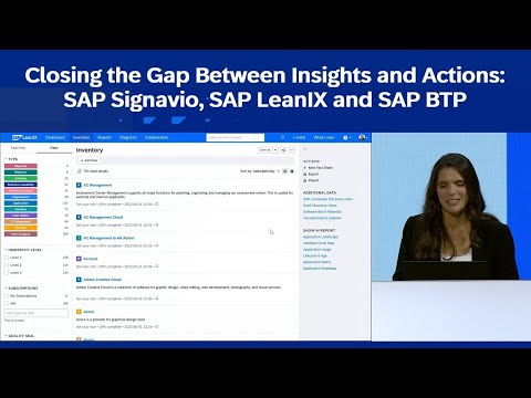 SAP BTP: Closing the Gap Between Insights and Actions with SAP Signavio, SAP LeanIX