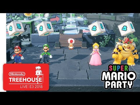 Super Mario Party Gameplay - Nintendo Treehouse: Live | E3 2018