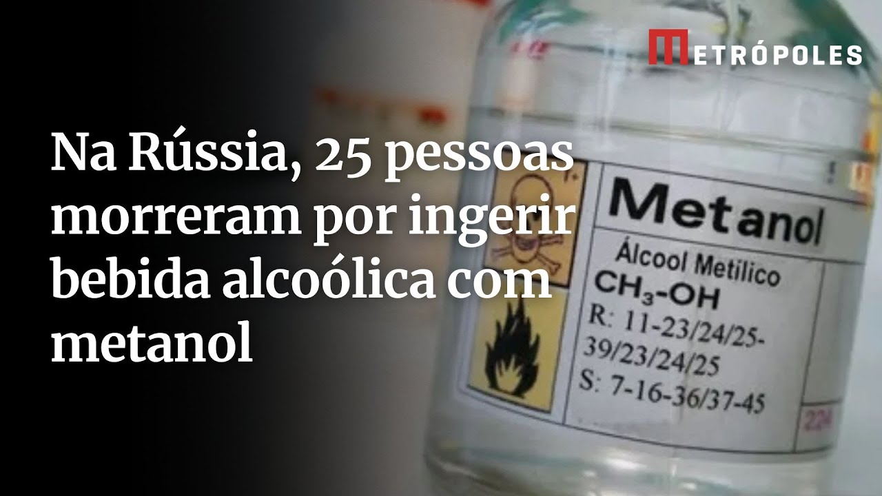 Vodca adulterada com metanol mata 25 pessoas na Rússia