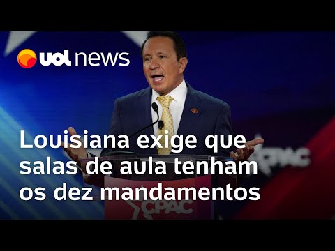 Louisiana vai exigir que salas de aula tenham cartaz com os dez mandamentos