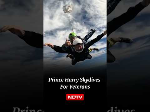 Prince Harry Goes Skydiving In Canada, Raises Funds For Veterans