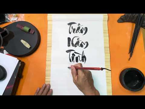 Viết câu đối cưới 1