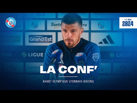 Olympique Lyonnais-Racing (J34 Ligue 1 Uber Eats 23/24) : la conf' d'avant-match | LIVE thumbnail