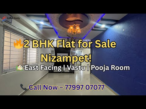 Nizampetలో 2BHK Flat for Sale | Prime Location | Near JNTU Metro | Gaga Realty | 7799707077