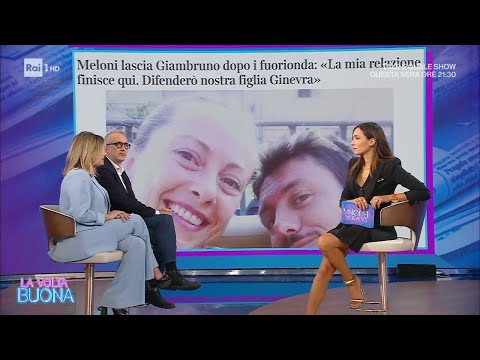 Giorgia Meloni: "Finita la mia relazione con Giambruno" - La Volta Buona 20/10/2023