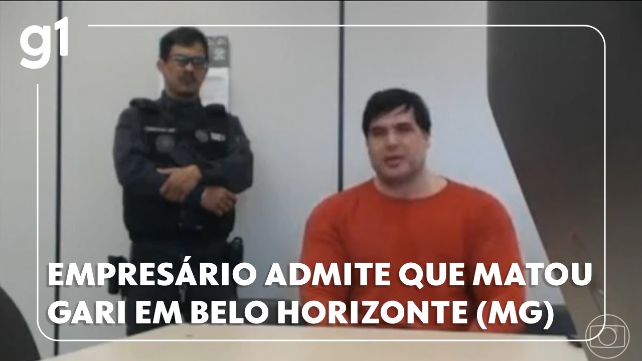 Empresário confessa em depoimento que matou gari com arma da esposa em Belo Horizonte (MG)