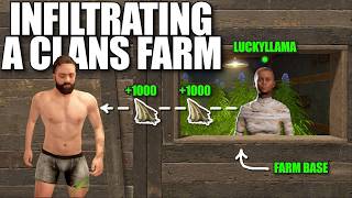 YouTube thumbnail for aloneintokyo's video titled 'How Two Mutes Online Raid a Clan's Hemp Base in Rust... Ft LuckyLlama'