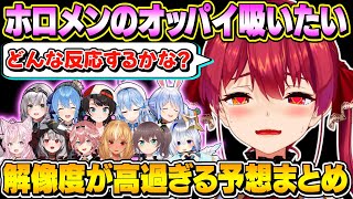 【まとめ】ホロメンでエッッな妄想をするマリン船長【宝鐘マリン/ホロライブ切り抜き】