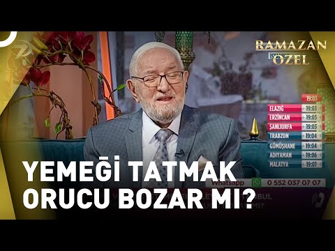 Yemeğin Tadına Bakmak Orucu Bozar Mı? | Necmettin Nursaçan'la İftar Saati