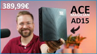Vidéo-Test : ACEMAGICIAN AD15 Mini PC Review: i5 12450H, 16GB/512GB SSD für 390? mit Gaming Test /Moschuss.de
