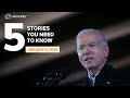Biden marks Jan. 6 with warning on democratic threats - Five stories to know today | REUTERS