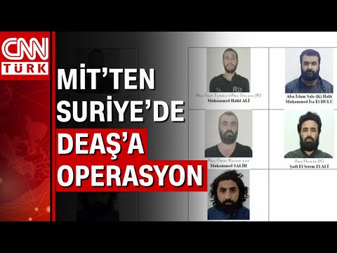 MİT'ten Suriye'de DEAŞ operasyonu! 5 terörist yakalandı