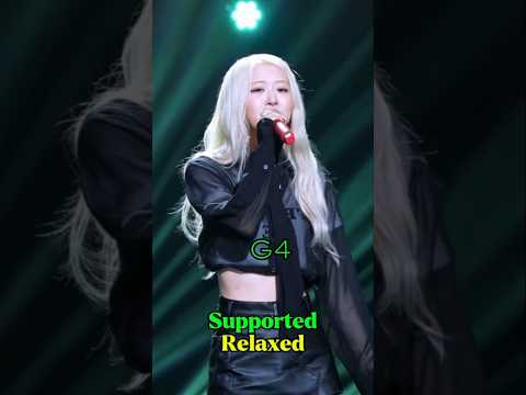ROSÉ Support B4 notes in 'Number One Girl' live performance| #rosé #rosie #blackpink #apt #soty #fyp