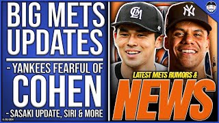 BIG Mets Updates: Yankees FEARFUL of Steve Cohen In Soto Pursuit, Sasaki Update (New York Mets News)