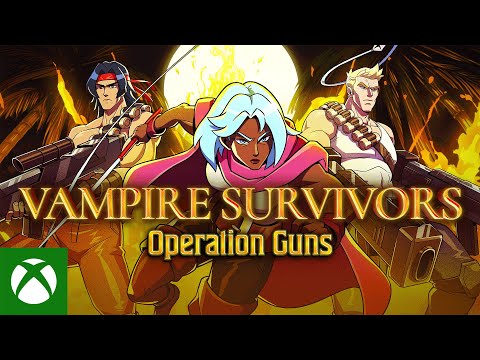 Vampire Survivors: Operation Guns DLC Feat. Contra Coming May 9th