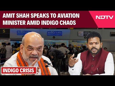 Indigo Flights News | IndiGo Flights Disruption: Amit Shah Speaks To Civil Aviation Minister