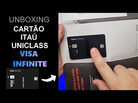 CARTÃO ITAÚ UNICLASS VISA INFINITE (Unboxing)