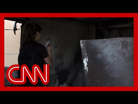 Israeli man sees his home for first time since Hamas killed his family