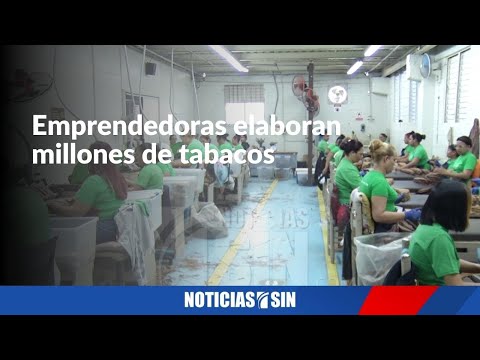 Emprendedoras elaboran millones de tabacos