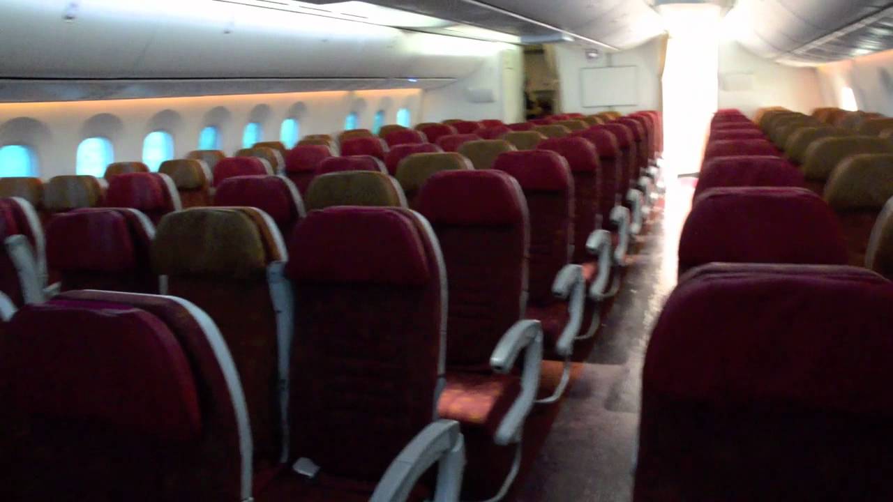 Air India 787-8 Dreamliner Cabin Walk-through - YouTube