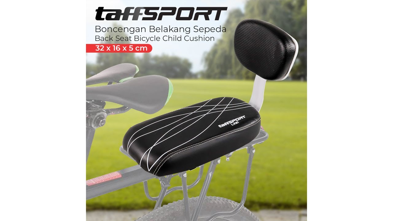 Pratinjau video produk TaffSPORT Boncengan Belakang Sepeda Back Seat Bicycle Child Cushion - LX21