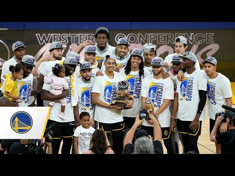 Golden State Warriors Are Western Conference Champions | Full Ceremony video clip