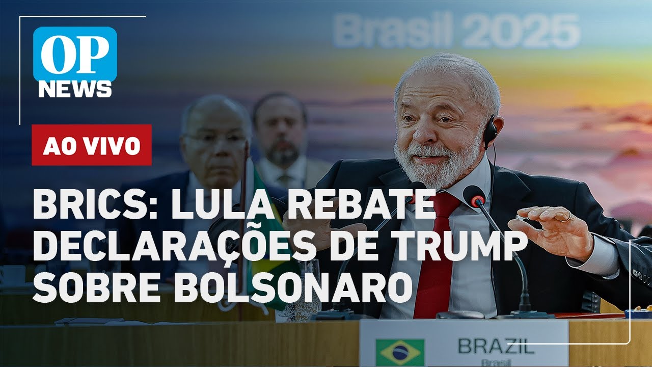 🔴AO VIVO Lula rebate Trump após presidente dos EUA pedir para deixar Bolsonaro em paz