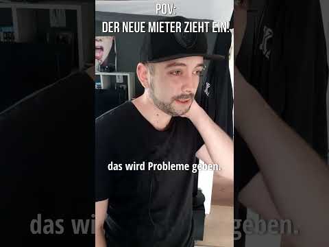 POV: der neue Mieter zieht ein! #comedy #sketch