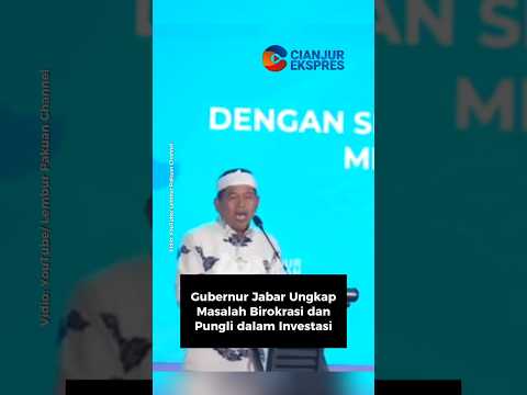 Gubernur Jabar Ungkap Masalah Birokrasi dan Pungli dalam Investasi #kangdedymulyadi #pungli #shorts