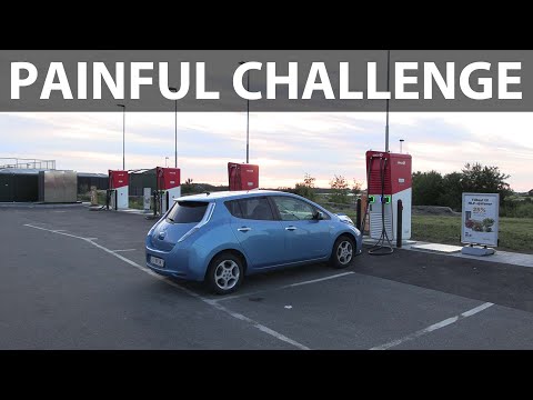 Nissan Leaf 24 kWh 1000 km challenge part 1