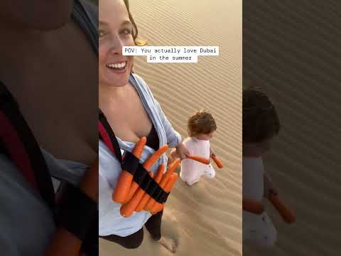 Our favourite thing to do during the summer in Dubai. #dubailife #dubaisummer