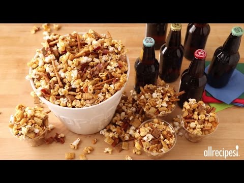 Snack Recipes - How to Make DBs Caramel Popcorn Bacon Mix