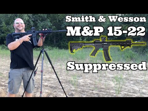 Smith & Wesson M&P 15-22 Suppressed