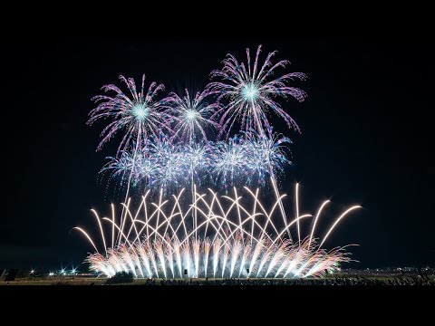 2025 利根川大花火大会 「儚き光」野村花火工業♪ スーパースターマインの競演